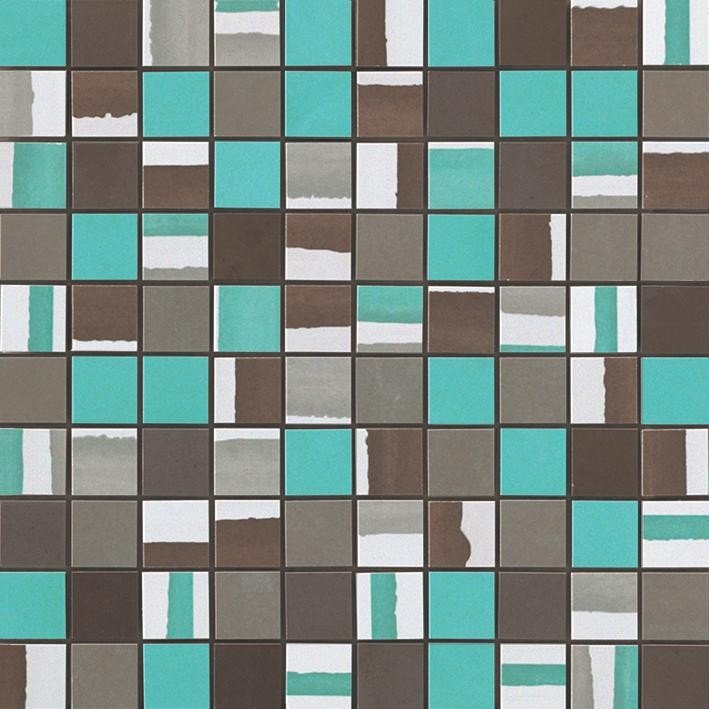 Dwell Turquoise Mosaico Mix (9DMT) Керамическая плитка Atlas Concorde – Керамогранит и плитка 