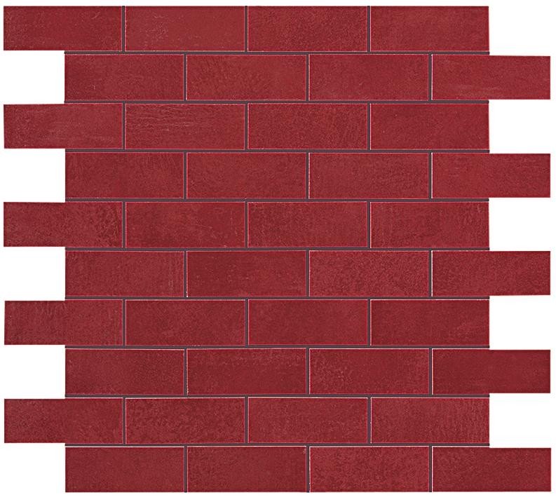 Boost Red Minibrick (9BMQ) 30,5x30,5 Керамическая плитка Atlas Concorde – Керамогранит и плитка 