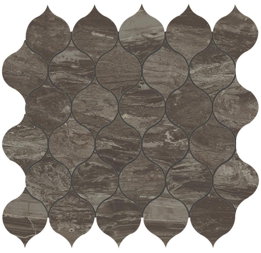 MARVEL Absolute Brown Drop Mosaic (9EDB) 27,2x29,7 Керамическая плитка Atlas Concorde – Керамогранит и плитка 