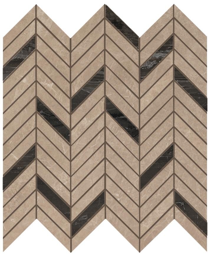 MARVEL Elegant Sable Mosaico Twill Lap. (AEPO) 30x31 Керамогранит Atlas Concorde – Керамогранит и плитка 