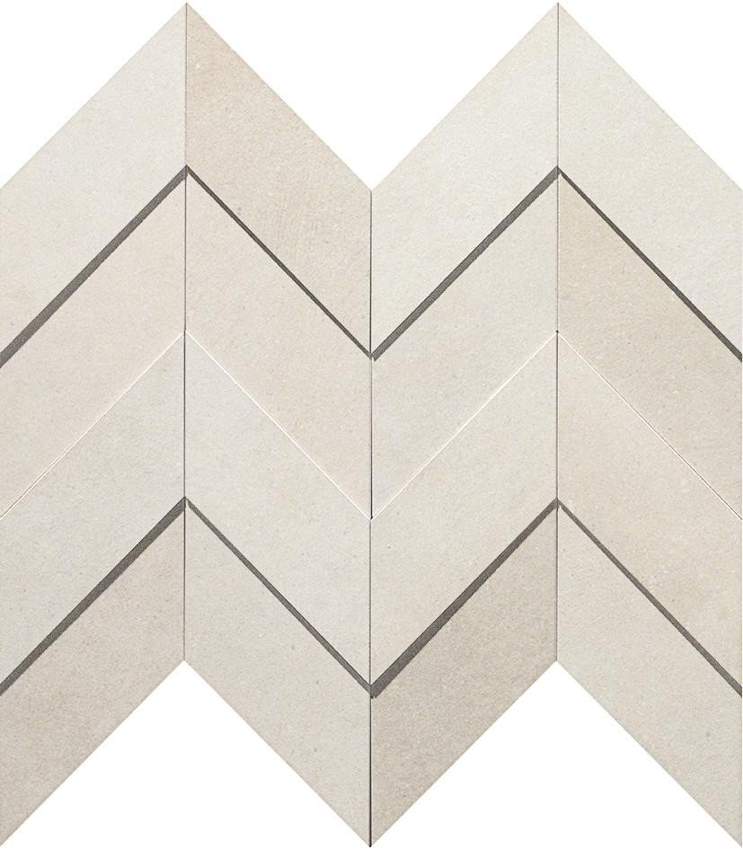 Dwell Off-White Chevron 3D (A1DK) Керамогранит Atlas Concorde – Керамогранит и плитка 