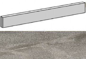 Klif Grey Battiscopa (AN2S) 7,2x75 Керамогранит