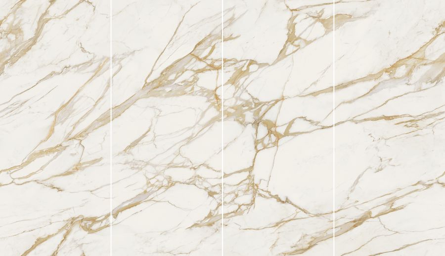 Керамогранит Marvel Next Calacatta Oro 120x278 - 6mm Lapp. Kit Endless (HGKR) Atlas Concorde – Керамогранит и плитка 