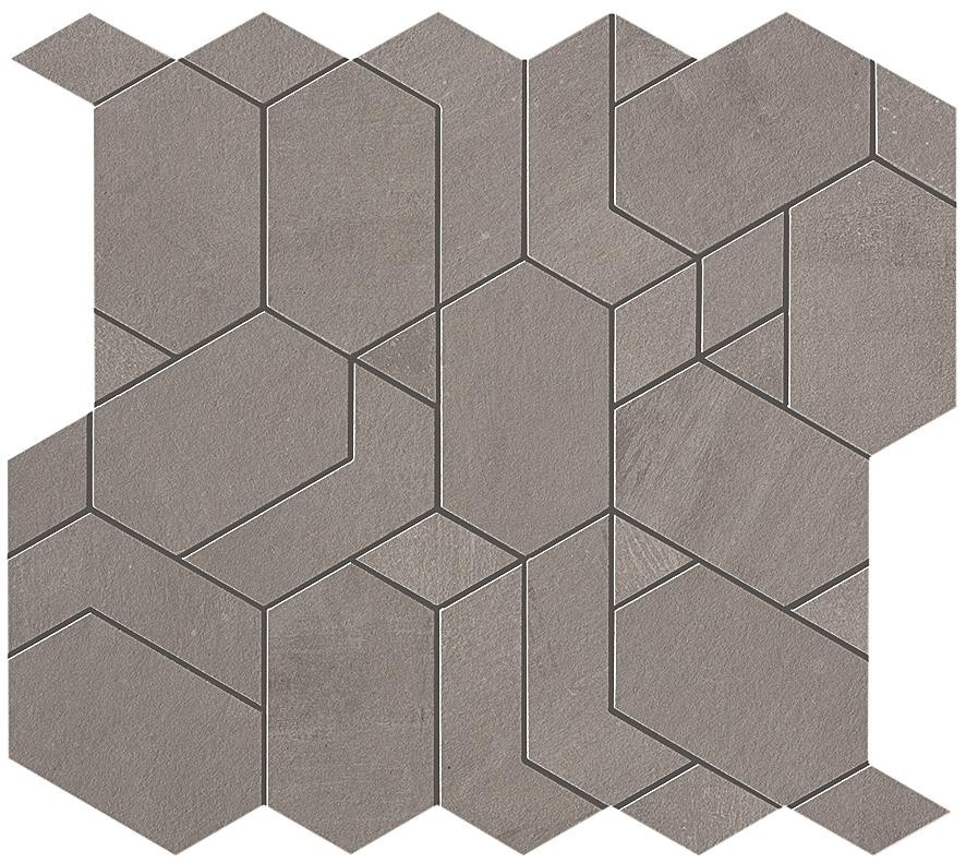 Boost Grey Mosaico Shapes (AN65) 31x33,5 Керамогранит Atlas Concorde – Керамогранит и плитка 