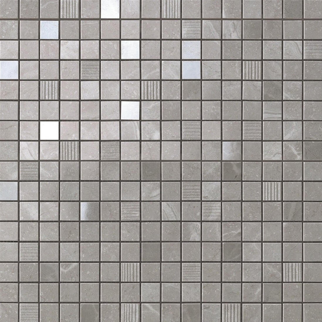 Marvel Grey Fleury Mosaic (9MVE) 30,5x30,5 Керамическая плитка Atlas Concorde – Керамогранит и плитка 