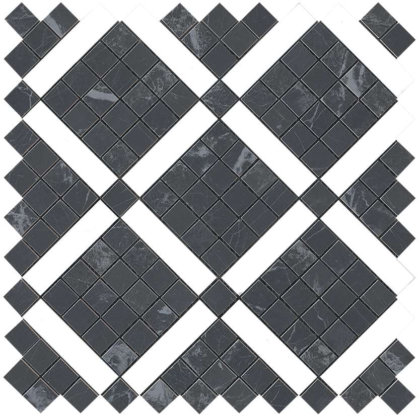Marvel Noir Mix Diagonal Mosaic Atlas Concorde – Керамогранит и плитка 
