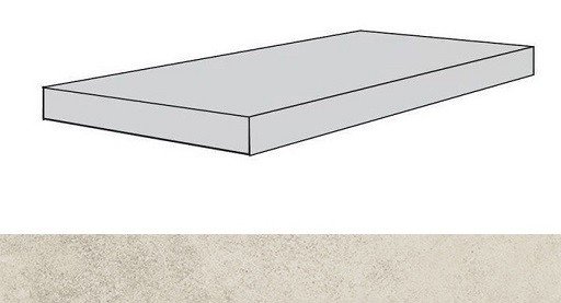 Drift White Scal.60 Ang.Dx/Дрифт Вайт Ступ.60 Угл.Пр Atlas Concorde – Керамогранит и плитка 
