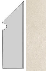 Kone White Battiscopa Sag.Dx. (AUO3 ) 7,2x30 Керамогранит