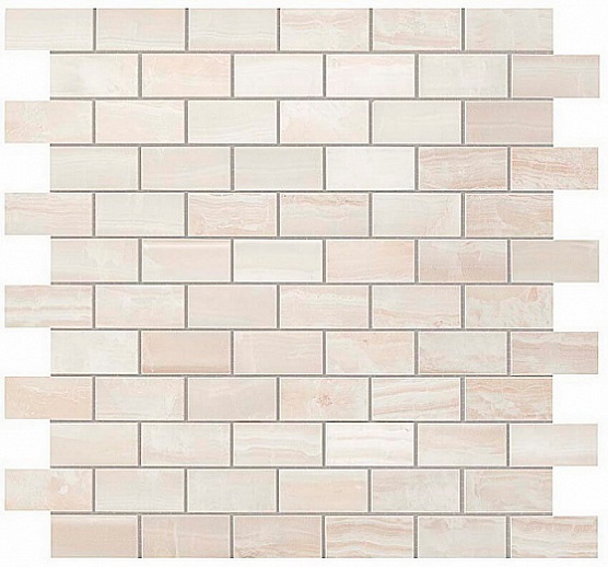 S.O. Pure White Brick Mosaic 30,5х30,5/С.О. Пьюр Вайт Брик Мозаика 30,5х30,5 (600110000202) Atlas Concorde 