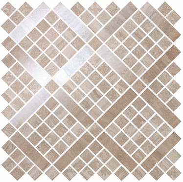 Marvel Travertino Silver Diagonal Mosaic (9MVB) 30,5x30,5 Керамическая плитка