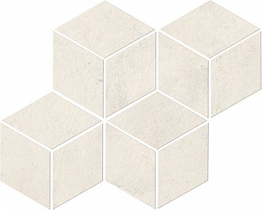 Raw White Mosaico Esagono (A0Z9) 30x35 Неглазурованный керамогранит