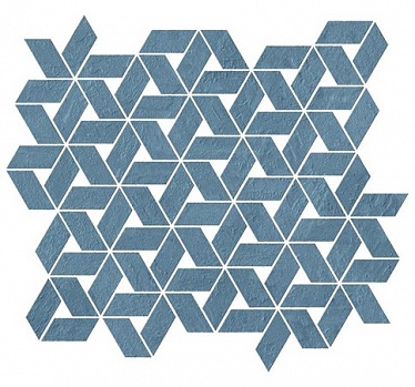 Raw Blue Twist (9RTB) 35,8x31 Глазурованная керамическая плитка