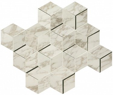 MARVEL Royal Calacatta Mosaico 3D (AEPH) 30,5x26,4 Керамогранит